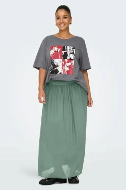 Only Carmakoma Maxi skjørt carVenedig Life Long Skirt