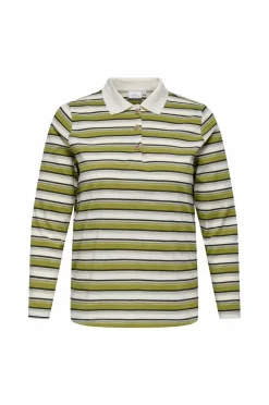Only Carmakoma Pologenser carGlobe L/S Polo O-neck Blouse Jrs