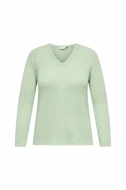 Only Carmakoma Pullover carGeena L/s V-neck Knt