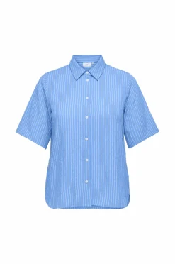 Only Carmakoma Skjorte carDea S/S Shirt Stripe Wvn