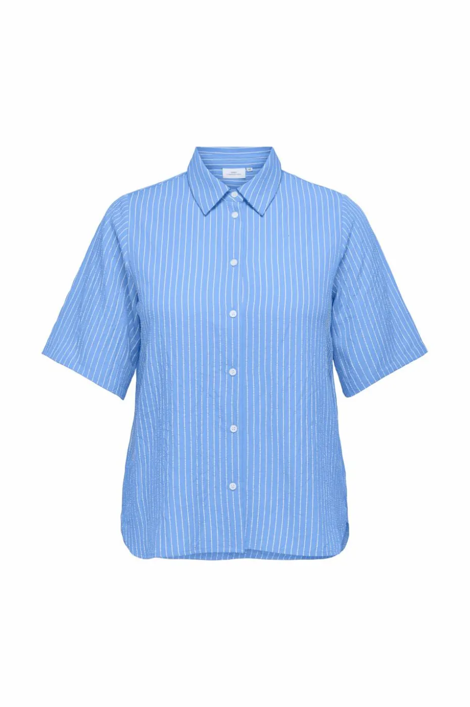 Only Carmakoma Skjorte carDea S/S Shirt Stripe Wvn