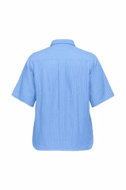 Only Carmakoma Skjorte carDea S/S Shirt Stripe Wvn