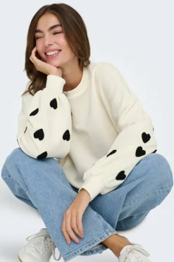 Only Collegegenser onlMacy L/S O-neck Box CC