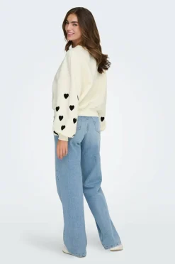 Only Collegegenser onlMacy L/S O-neck Box CC