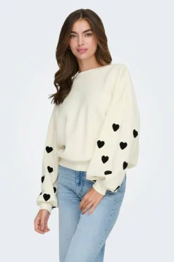 Only Collegegenser onlMacy L/S O-neck Box CC