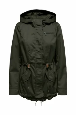 Only Jakke onlLorca Life Canvas Parka CC Otw