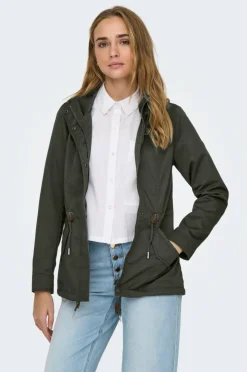 Only Jakke onlLorca Life Canvas Parka CC Otw