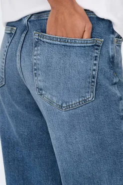 Only Jeans onlJuicy HW Pleat Wide Dnm Rea