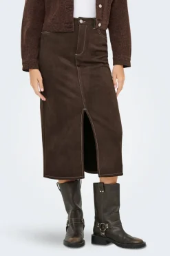 Only Skjørt onlStina Life MW Faux Suede Skirt