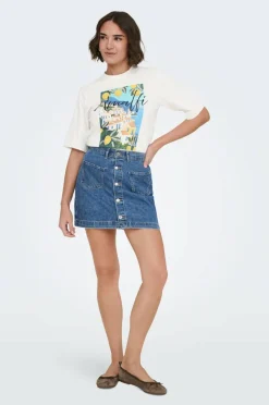 Only T-skjorte onlVega New S/S Vibe Top Box Jrs