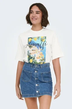 Only T-skjorte onlVega New S/S Vibe Top Box Jrs