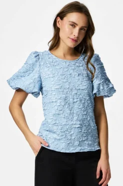 pieces Bluse pcGretchen SS Top Wvn