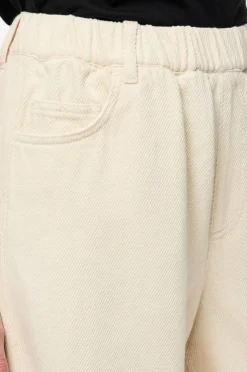 pieces Bukser pcSavanna MW Pull Up Denim Pant