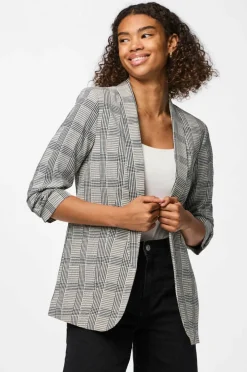 pieces Dressjakke pcBosella 3/4 Printed Blazer
