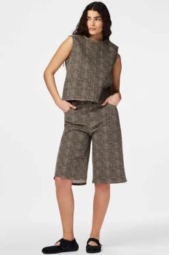 pieces Jeans-shorts Pcsalume MW Wide Shorts Dnm