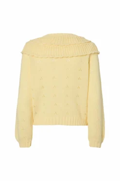 pieces Kardigan pcDavis LS O-neck Frill Cardigan