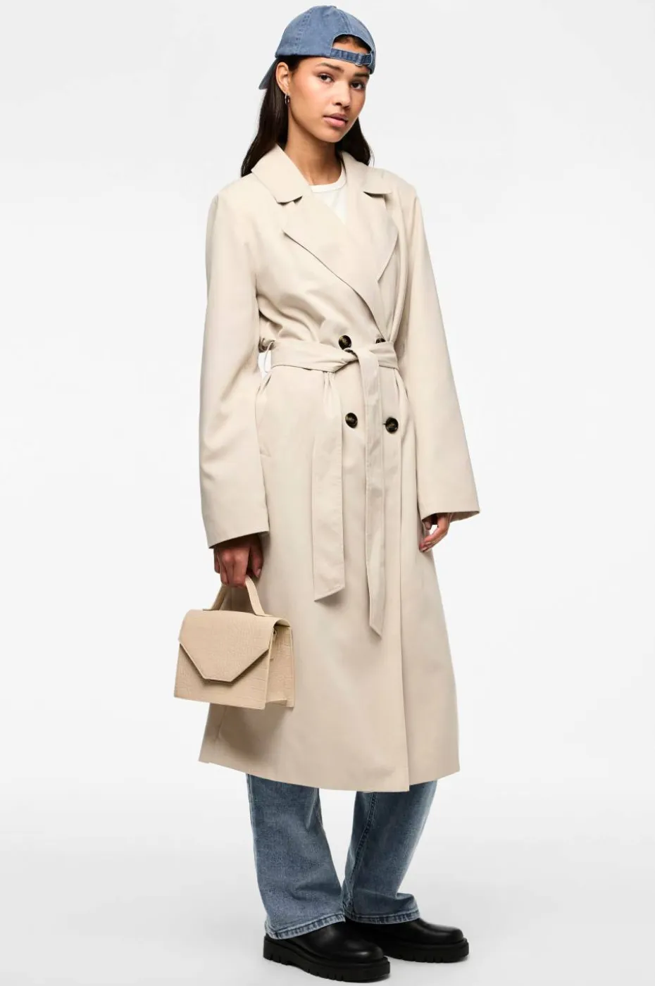 pieces Kåpe pcScarlett LS Trenchcoat