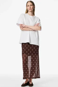 pieces Maxi skjørt pcDorthea HW Ankle Mesh