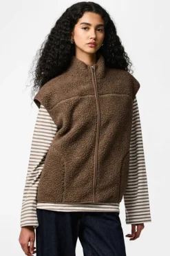 pieces Pilevest pcSadia Teddy Vest