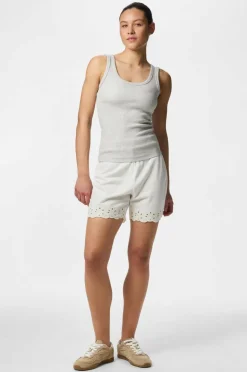 pieces Shorts pcChilli Summer HW Broderi