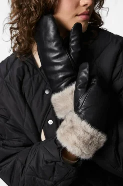 pieces Skinnvotter pcJutlandia Leather