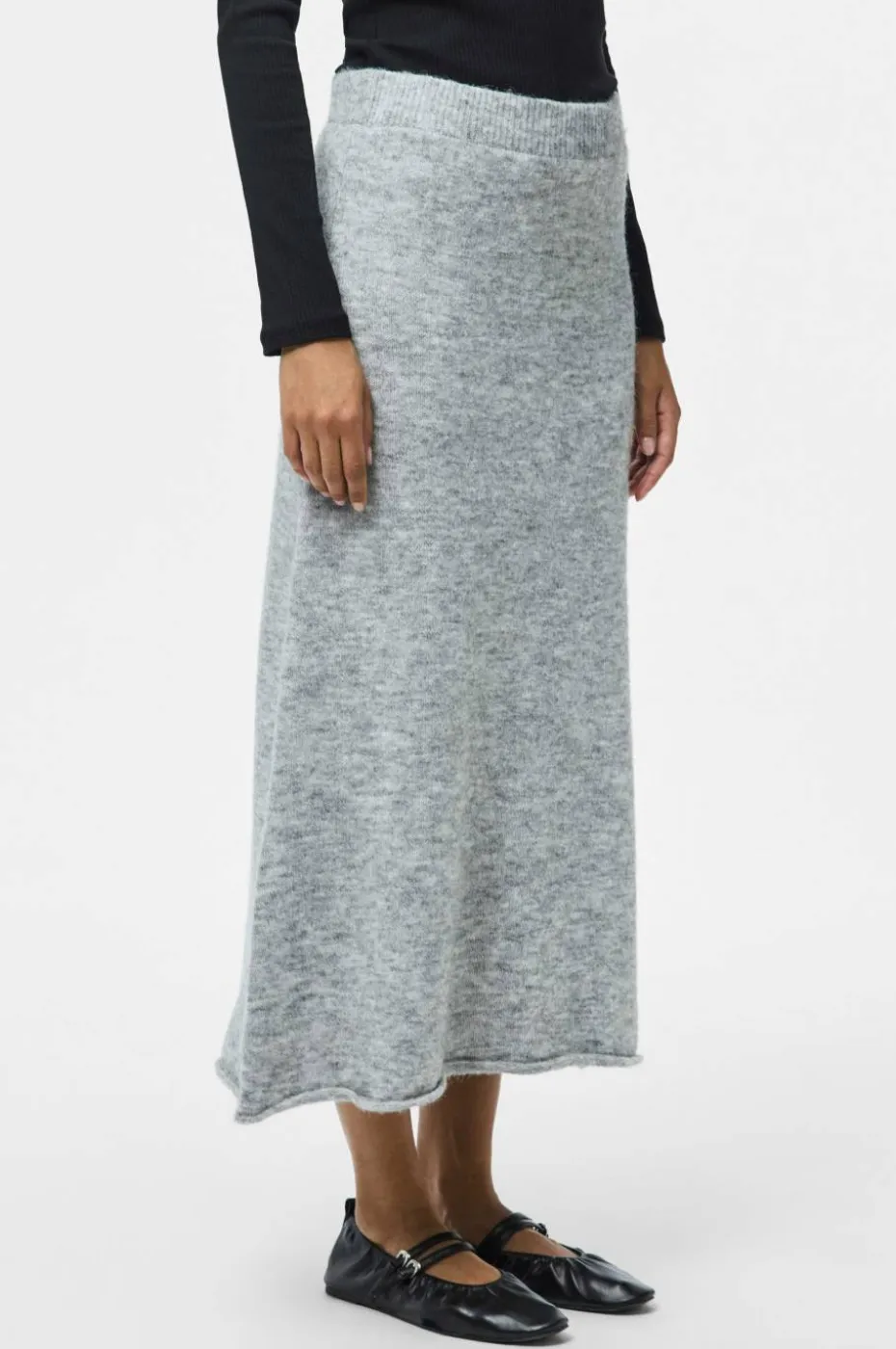 pieces Skjørt pcPam HW Ank Knit BC
