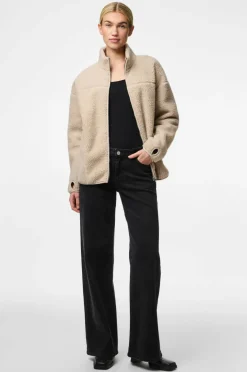 pieces Teddyjakke pcSadia LS Teddy Jacket