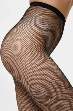 pieces Tightser pcClaire Fishnet Glitter Tights