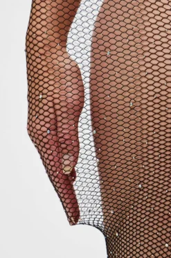 pieces Tightser pcClaire Fishnet Glitter Tights