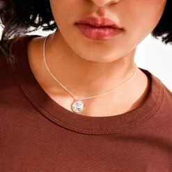 Pilgrim Halskjede Air Necklace Silver-plated