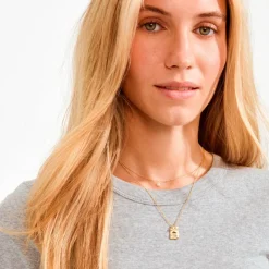 Pilgrim Halskjede Fire Necklace 2-in-1 Set Gold-plated
