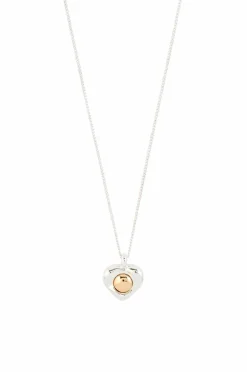 Pilgrim Halskjede Nova Heart Necklace Silver-plated