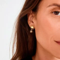 Pilgrim Øredobber Lyricus Earrings Gold-plated