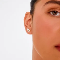 Pilgrim Øredobber Nova Earrings 2-in-1 Set Silver-plated