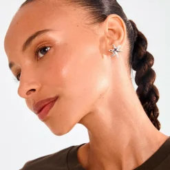 Pilgrim Øredobber Prism Earrings Silver-plated