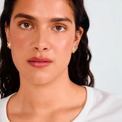 Pilgrim Øredobber Prism Earrings Gold-plated