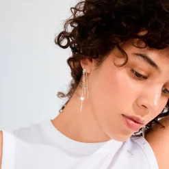 Pilgrim Øreringen Prism Earrings Silver-plated
