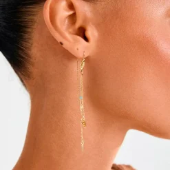 Pilgrim Øreringen Prism Earrings Gold-plated