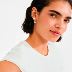 Pilgrim Øreringer Ajani Earrings 2-in-1 Set Silver-plated