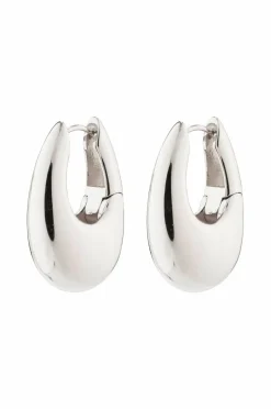 Pilgrim Øreringer Autumn Chunky Retro Hoop Earrings Silver-plated