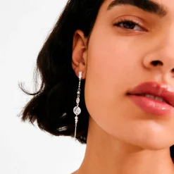 Pilgrim Øreringer Fire Earrings Silver-plated