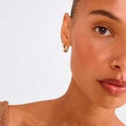 Pilgrim Øreringer Ivarin Earrings Gold-plated