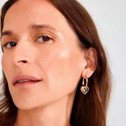 Pilgrim Øreringer Nova Earrings Gold-plated