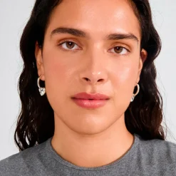 Pilgrim Øreringer Nova Earrings Silver-plated