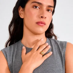 Pilgrim Ring Nova Rings 3-in-1 Set Gold-plated
