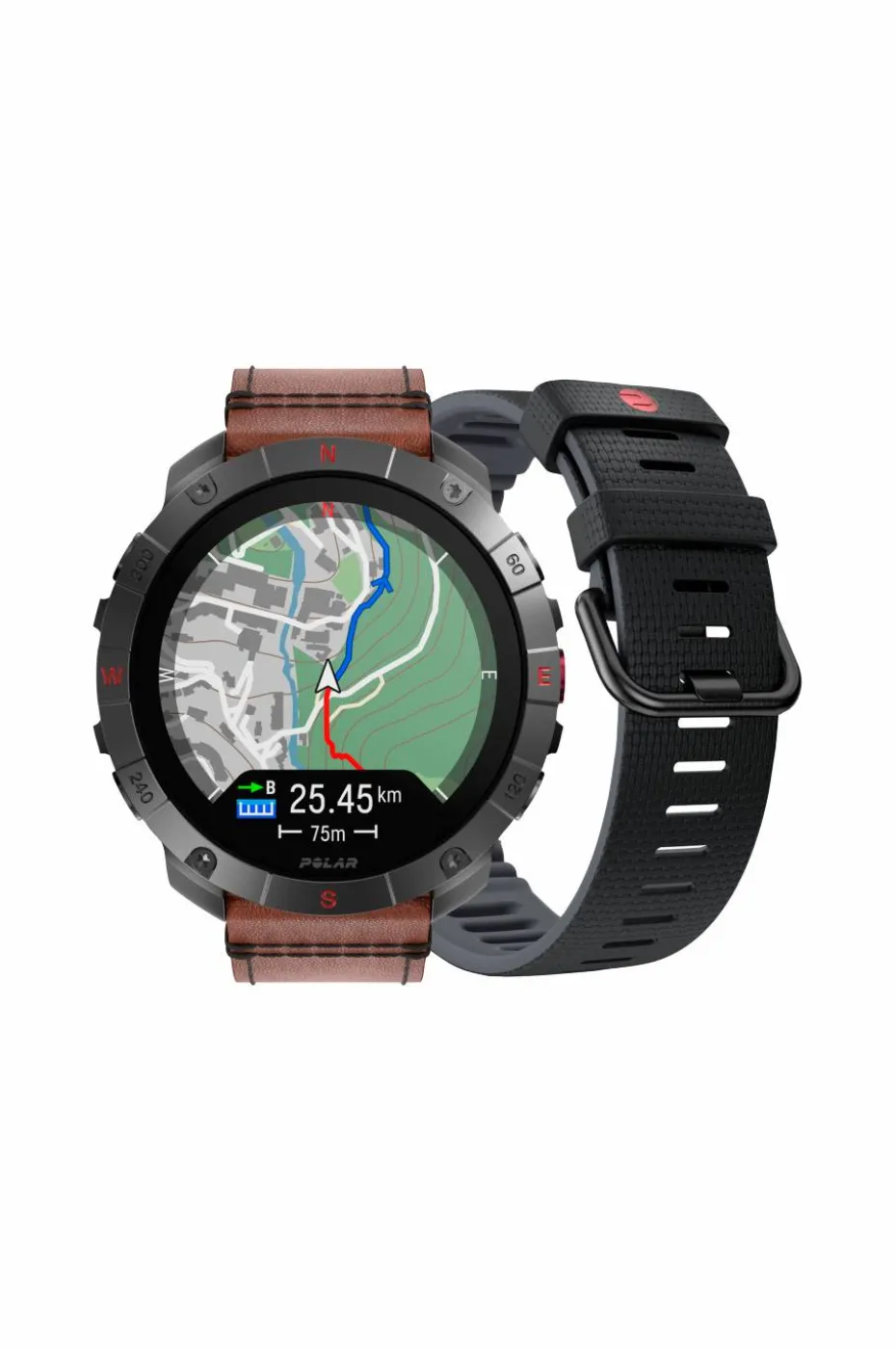 Polar Aktivitetsovervåking Grit X2 Pro TI Lthr Brnz M/l