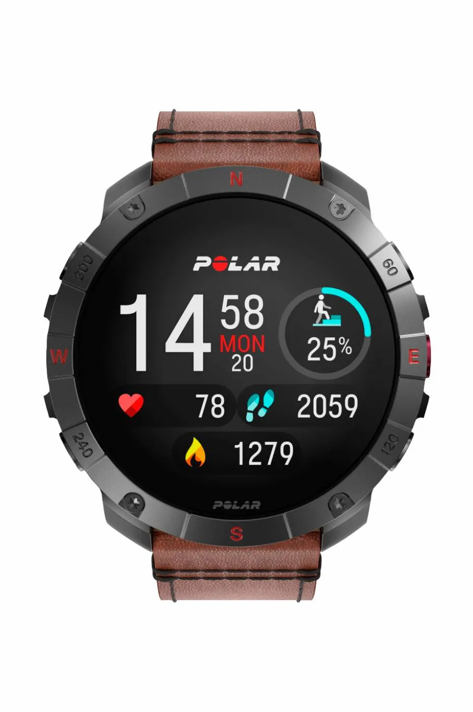 Polar Aktivitetsovervåking Grit X2 Pro TI Lthr Brnz M/l