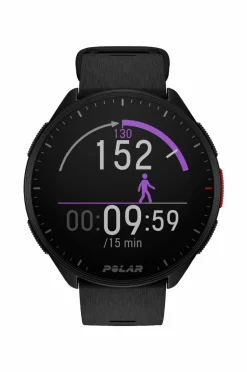 Polar Løpeklokke Pacer Night Black