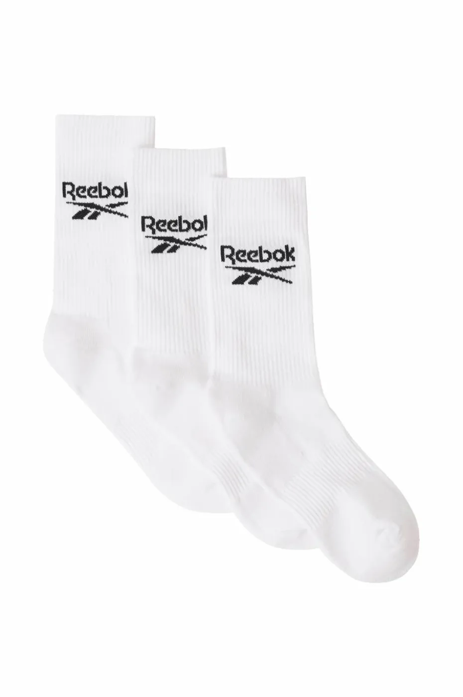 Reebok Performance Sokker Sock Crew With Half 3-pakning
