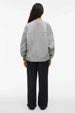 Rouge Edit Collegegenser rouNella LS Short O-neck